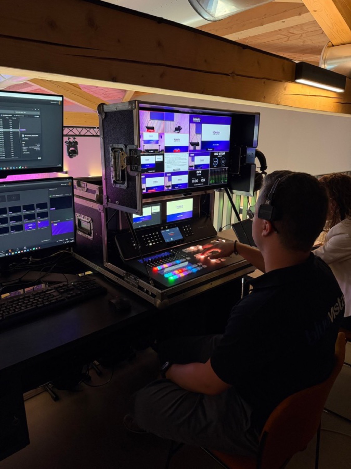 In the control room