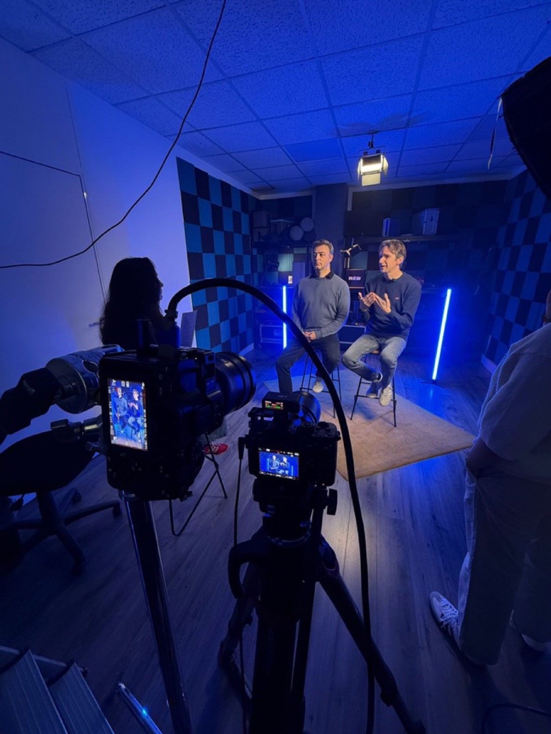 In the studio
